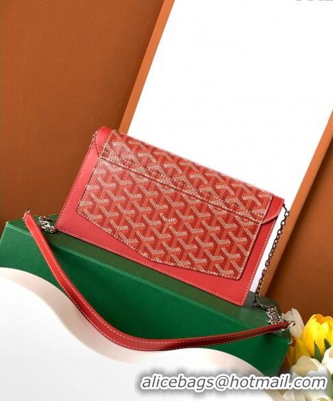 Promotional Goyard Duchess Marie-Caroline Chain Bag 8216 Red 2024