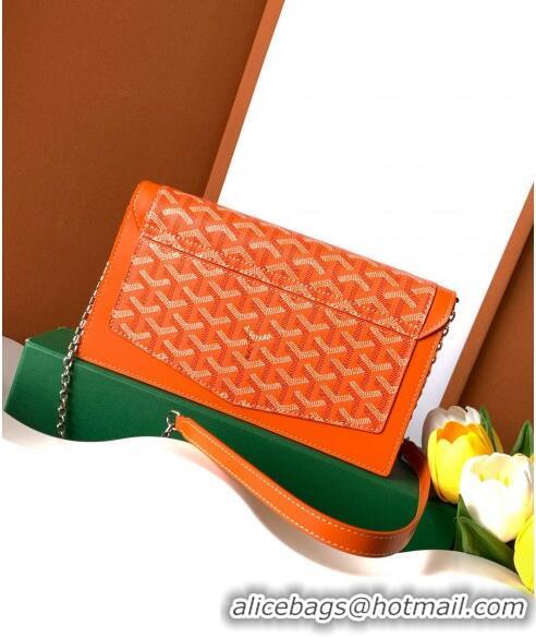 Good Taste Goyard Duchess Marie-Caroline Chain Bag 8216 Orange 2024