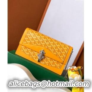 Buy Fashionable Goyard Duchess Marie-Caroline Chain Bag 8216 Yellow 2024