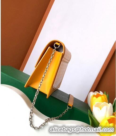 Buy Fashionable Goyard Duchess Marie-Caroline Chain Bag 8216 Yellow 2024