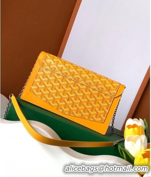 Buy Fashionable Goyard Duchess Marie-Caroline Chain Bag 8216 Yellow 2024