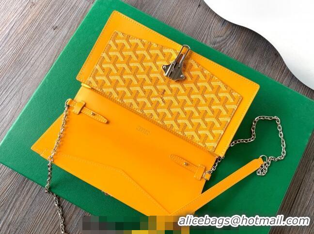 Buy Fashionable Goyard Duchess Marie-Caroline Chain Bag 8216 Yellow 2024