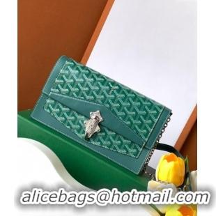 Luxurious Goyard Duchess Marie-Caroline Chain Bag 8216 Green 2024