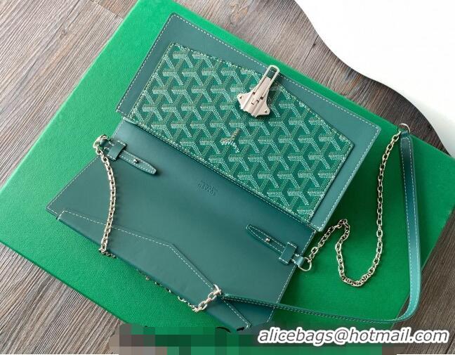 Luxurious Goyard Duchess Marie-Caroline Chain Bag 8216 Green 2024