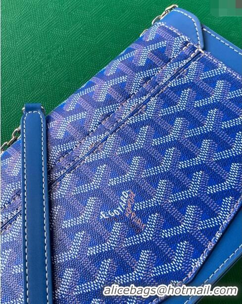 Top Grade Goyard Duchess Marie-Caroline Chain Bag 8216 Sky Blue 2024