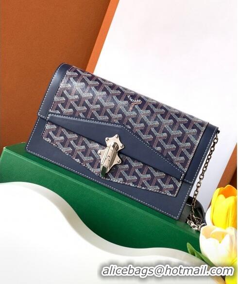 Trendy Design Goyard Duchess Marie-Caroline Chain Bag 8216 Navy Blue 2024