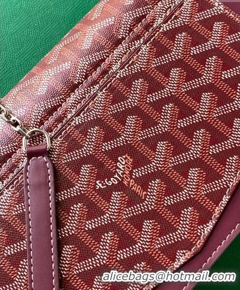 Popular Style Goyard Duchess Marie-Caroline Chain Bag 8216 Burgundy 2024