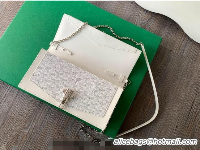 Grade Quality Goyard Duchess Marie-Caroline Chain Bag 8216 White 2024