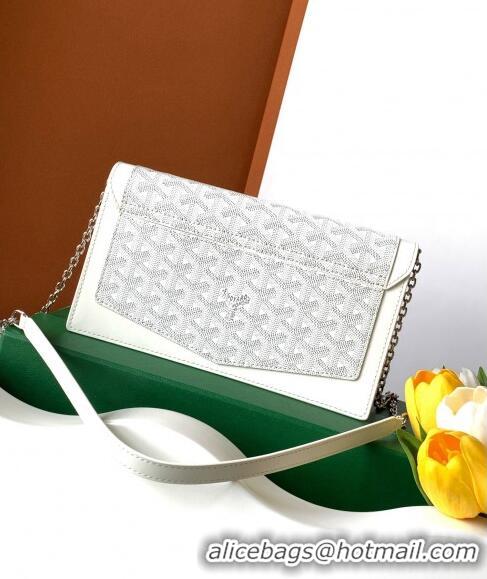 Grade Quality Goyard Duchess Marie-Caroline Chain Bag 8216 White 2024