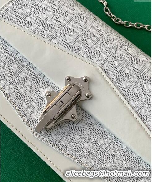 Grade Quality Goyard Duchess Marie-Caroline Chain Bag 8216 White 2024