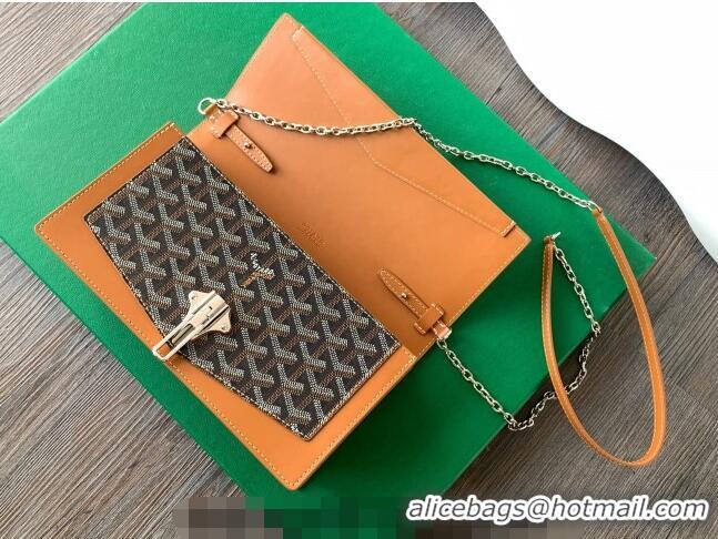 New Style Goyard Duchess Marie-Caroline Chain Bag 8216 Black And Tan 2024