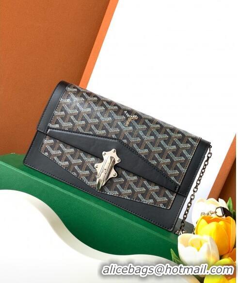 Top Design Goyard Duchess Marie-Caroline Chain Bag 8216 Black 2024