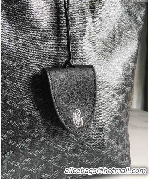 Shop Promotional Goyard Saint Louis PM Tote Bag 020184 Black 2024