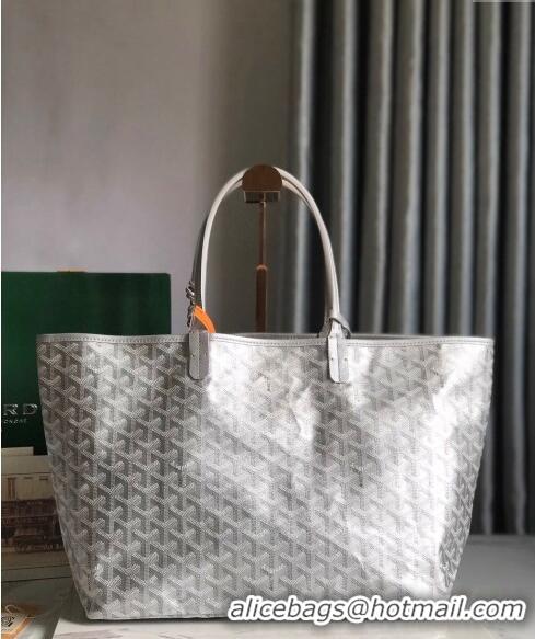 Big Discount Goyard Saint Louis Tote Bag PM 020184 Silver 2024