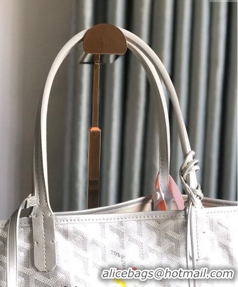 Big Discount Goyard Saint Louis Tote Bag PM 020184 Silver 2024