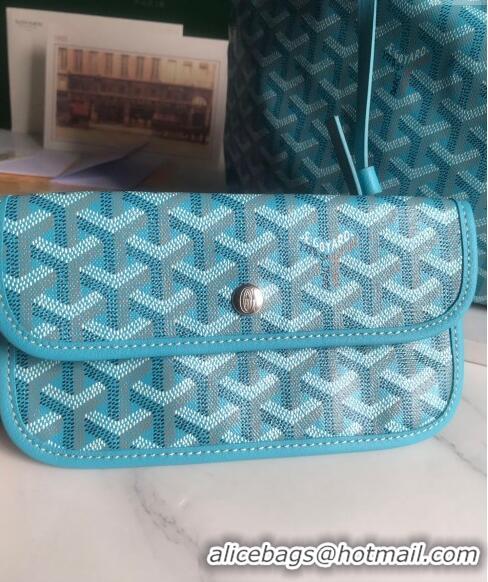 Well Crafted Goyard Saint Louis Tote Bag PM 020184 Turquoise Blue 2024