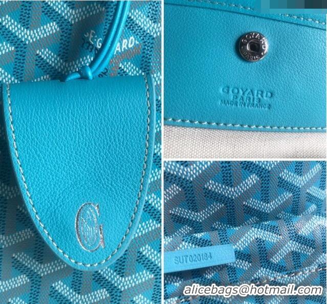 Well Crafted Goyard Saint Louis Tote Bag PM 020184 Turquoise Blue 2024