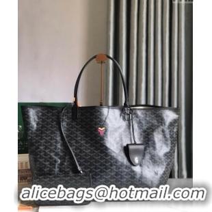 Top Quality Goyard Saint Louis Tote Bag GM 020144 Black 2024