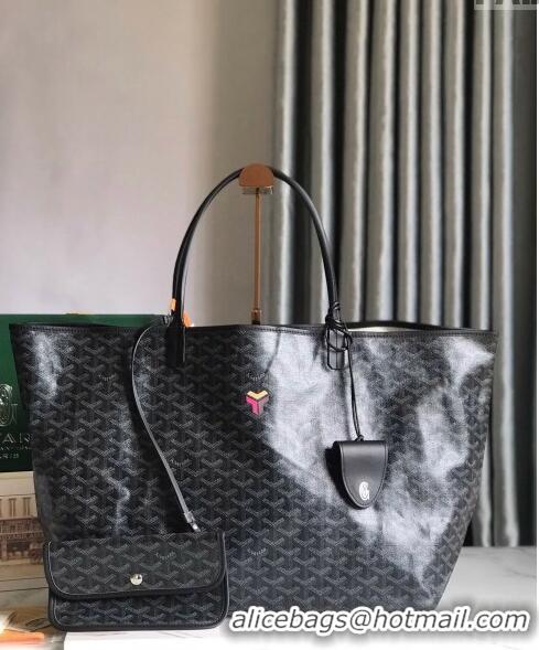 Top Quality Goyard Saint Louis Tote Bag GM 020144 Black 2024