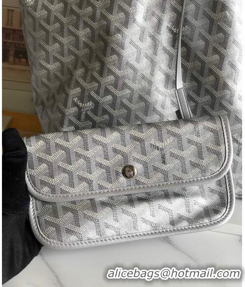 Cheap Price Goyard Saint Louis Tote Bag GM 020144 Silver 2024