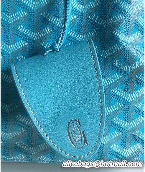 Famous Brand Goyard Saint Louis Tote Bag GM 020144 Turquoise Blue 2024