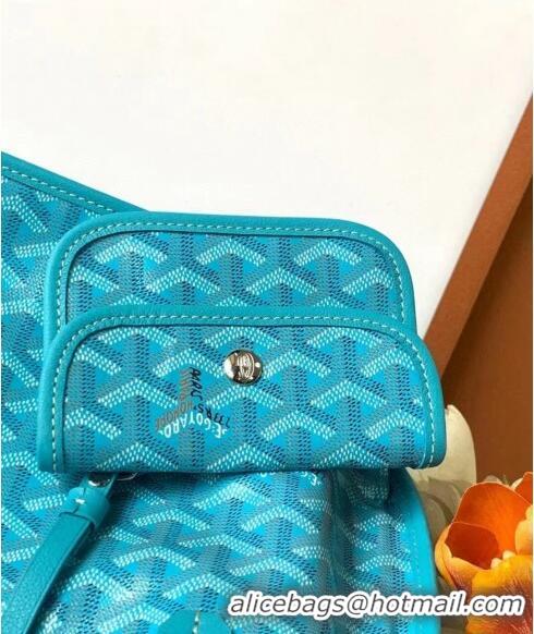 Pretty Style Goyard Anjou Mini Tote Bag 8003 Turquoise Blue 2024