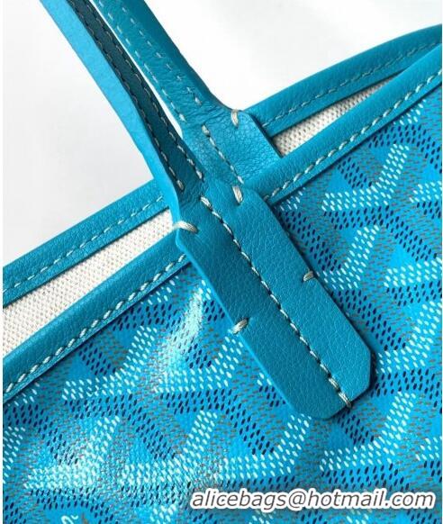 Good Quality Goyard Saint Louis Tote Bag PM 020184 Turquoise Blue 2024