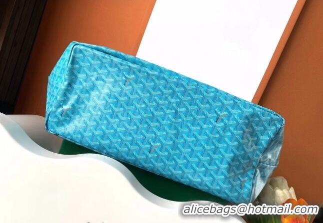 Good Quality Goyard Saint Louis Tote Bag PM 020184 Turquoise Blue 2024