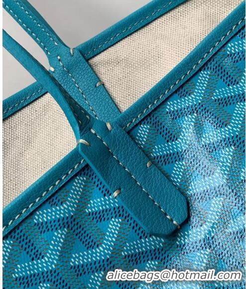 Luxury Discount Goyard Saint Louis Tote Bag GM 020144 Turquoise Blue 2024