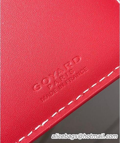 New Design Goyard Saint-Gabriel Wallet 3319 Red 2024