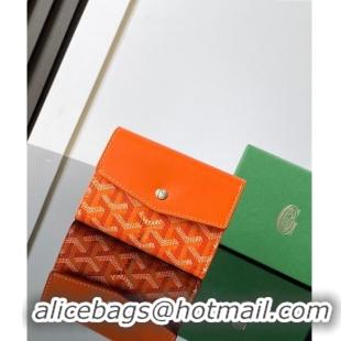 Luxurious Goyard Saint-Gabriel Wallet 3319 Orange 2024