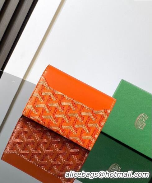 Luxurious Goyard Saint-Gabriel Wallet 3319 Orange 2024