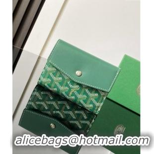 Top Grade Goyard Saint-Gabriel Wallet 3319 Green 2024