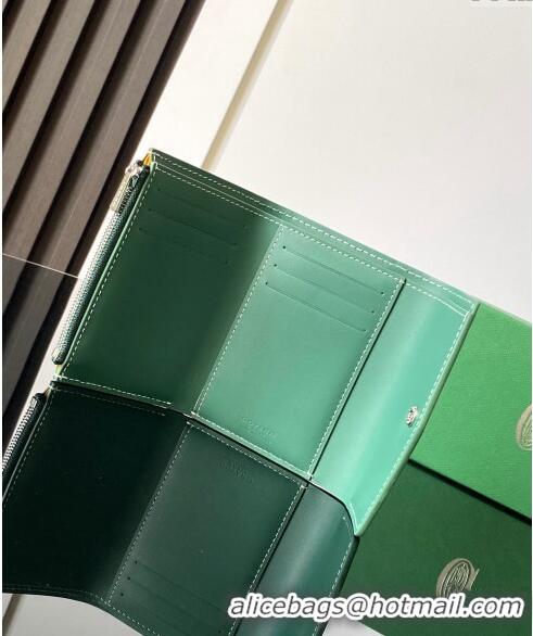 Top Grade Goyard Saint-Gabriel Wallet 3319 Green 2024