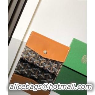 Inexpensive Goyard Saint-Gabriel Wallet 3319 Black And Tan 2024