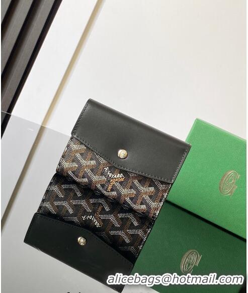 Well Crafted Goyard Saint-Gabriel Wallet 3319 Black 2024