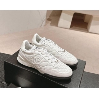 Good Quality Chanel Quilted Calfskin Sneakers G45335 White 603042