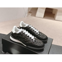 Grade Quality Chanel Quilted Calfskin Sneakers G45335 Black 603043