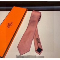 Cheapest Hermes Silk Tie 030901 Orange 2023 