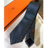 Latest Style Hermes Silk Tie with Double H 05074 Green 2023