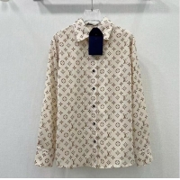 Buy Cheap Louis Vuitton Monogram Silk Shirt 1AFOIR