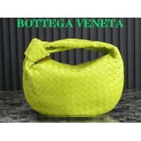 Buy Luxury Bottega Veneta Teen Jodie Hobo Bag 690225 Neon Yellow 2024