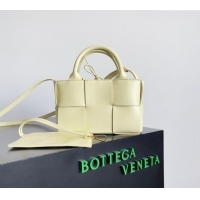 Popular Style Bottega Veneta Candy Arco Tote Bag 729029 Light Yellow 2024