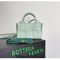 Classic Luxurious Bottega Veneta Candy Arco Tote Bag 729029 Light Green 2024