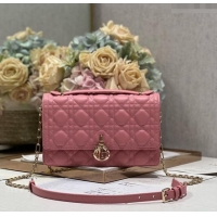 Inexpensive Dior My Dior Top Handle Bag in Latte Cannage Lambskin 0997 Pink 2024