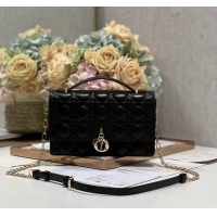 Super Quality Dior My Dior Top Handle Bag in Latte Cannage Lambskin 0997 Black 2024