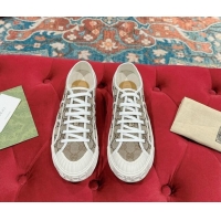 Grade Quality Gucci Lido GG Canvas Low Top Sneakers Beige 7230109