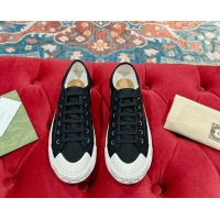 Stylish Gucci Lido GG Canvas Low Top Sneakers Black 230111