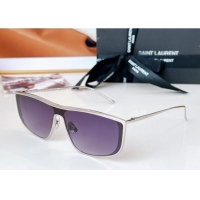 Promotional Saint Laurent Sunglasses SL609 Silver/Purple 2024