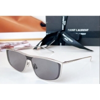 Unique Grade Saint Laurent Sunglasses SL609 Silver/Grey 2024